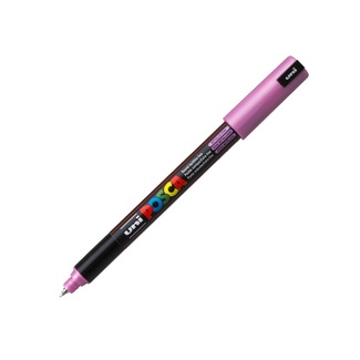 Uni Ball Posca Pen Ultra Fine Pin Tip 0.7mm PC-1MR - Metallic Pink