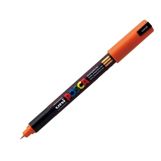 Uni Ball Posca Pen Ultra Fine Pin Tip 0.7mm PC-1MR - Orange