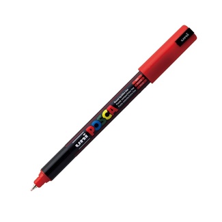 Uni Ball Posca Pen Ultra Fine Pin Tip 0.7mm PC-1MR - Red