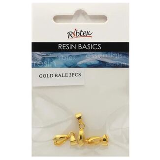 Ribtex UV Resin Pendant Bale - Gold