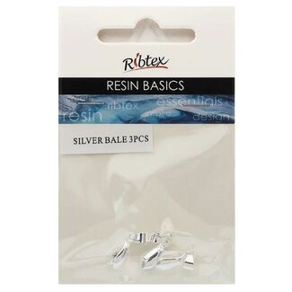 Ribtex UV Resin Pendant Bale - Silver