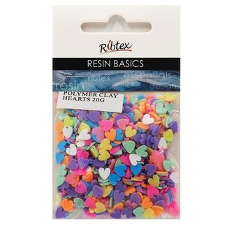 Ribtex UV Resin Polymer Clay 20g - Hearts