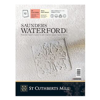 Saunders Waterford Watercolour Pad 31x41cm 300gsm 12 Sheets - Smooth