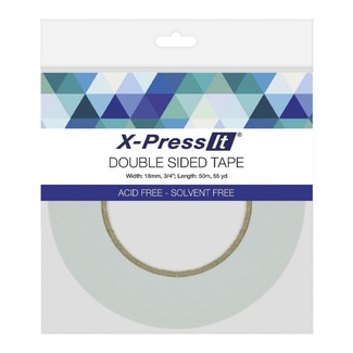 X-Press It Acid Free Double Sided Tape 18mm x 50m