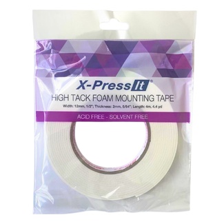 X-Press It Foam Tape High Tack 2mm x 12mm x 4m