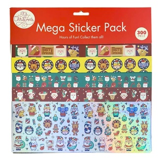 Portacraft Christmas Mega Sticker Pack 300pc