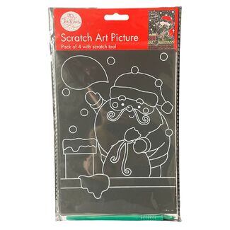 Portacraft Christmas Scratch Art