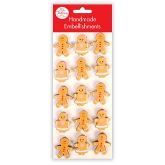 Portacraft Christmas Handmade Embellishments - Gingerbread People