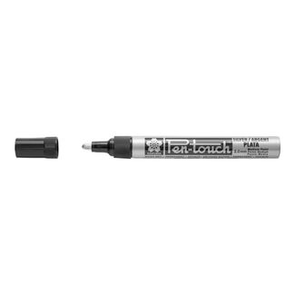 Sakura Pen Touch Medium Point Metallic Marker - Silver