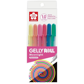 Sakura Gelly Roll Pen Set 6pc - Moonlight Fluorescent