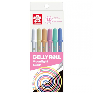 Sakura Gelly Roll Pen Set 6pc - Moonlight Pastel