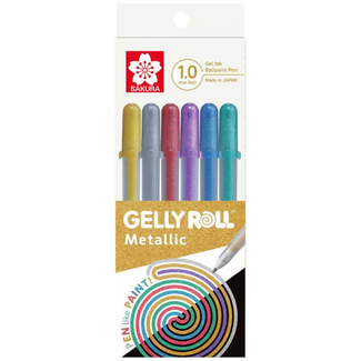 Sakura Gelly Roll Pen Set 6pc - Metallic