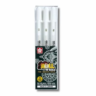 Sakura Gelly Roll Pen Set 3pc - White