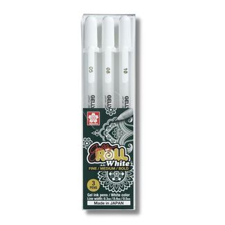 Sakura Gelly Roll Pen Set 3pc - White