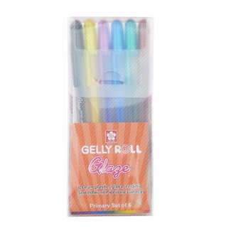 Sakura Gelly Roll Pen Set - Glaze Primary 6pc