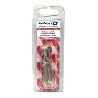 X-Press It Plastic Coated Picture Hanging Wire 2m