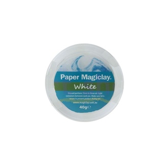 Paper Magiclay 40g - White