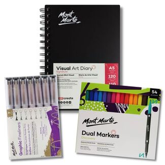 Bullet Journaling for Beginners Set | BuJo Journal Starter Kit | Planning Diary