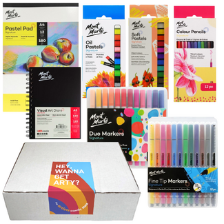Beginners Colour Set | Pencils Markers Pastels