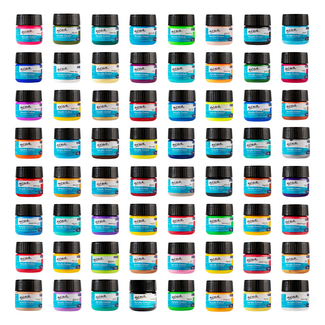 Mont Marte Signature Acrylic Colour  Paint 100ml Tub - Complete Set of 64 Colours