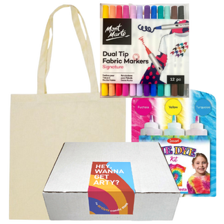 Tie Dye Fabric Art Set