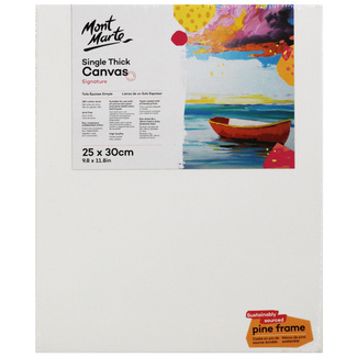 Mont Marte Signature Canvas Single Thick 25 x 30cm