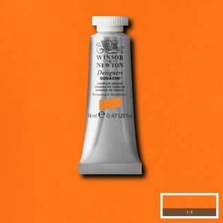 Winsor & Newton Designers' Gouache Colour 14ml S4 - Cadmium Orange