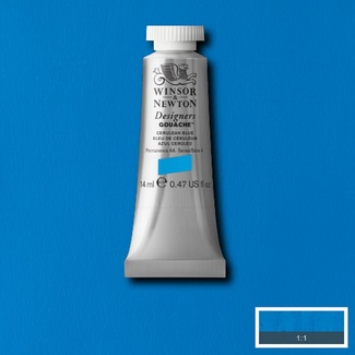 Winsor & Newton Designers' Gouache Colour 14ml S4 - Cerulean Blue