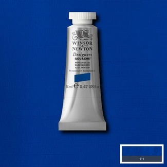 Winsor & Newton Designers' Gouache Colour 14ml S3 - Winsor Blue