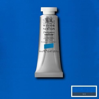 Winsor & Newton Designers' Gouache Colour 14ml S1 - Phthalo Blue