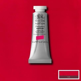 Winsor & Newton Designers' Gouache Colour 14ml S1 - Primary Red