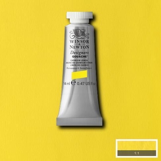 Winsor & Newton Designers' Gouache Colour 14ml S4 - Cadmium Lemon