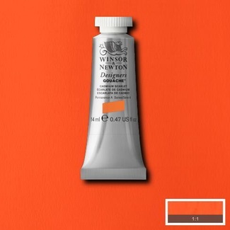 Winsor & Newton Designers' Gouache Colour 14ml S4 - Cadmium Scarlet
