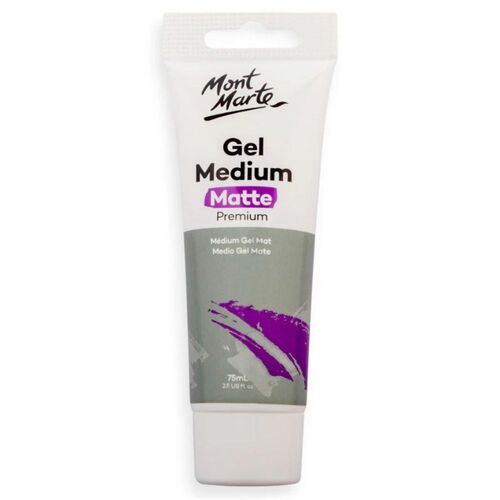 Mont Marte Acrylic Medium - Matt Gel 75ml