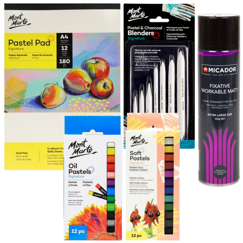 Mont Marte Oil Pastels - Set of 12