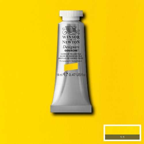 Winsor & Newton Designer's Gouache 14ml Cadmium-Free Yellow Pale