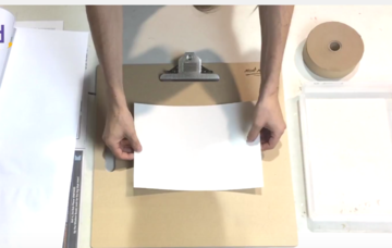 How to Stretch Water colour Paper image