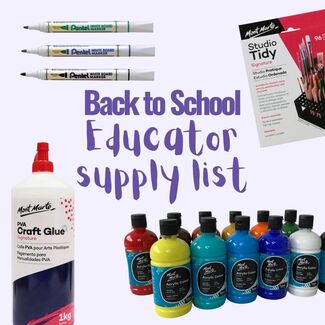 Back To School: The Ultimate Supply List for Educators and Art Teachers image