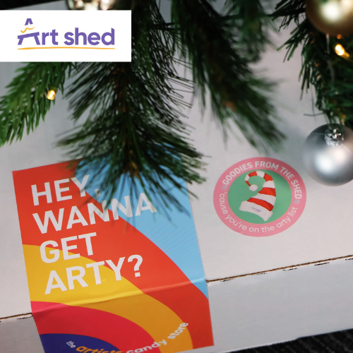 Art Shed x OzStickerPrinting: Christmas Sticker Collaboration 2025