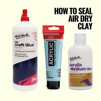 How to seal Air Dry Clay