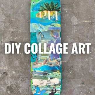 Beginner friendly Skateboard Collage Art image