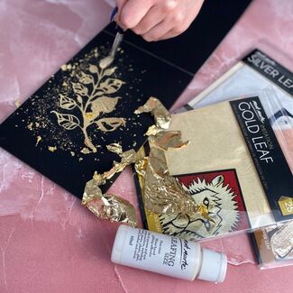 How to apply Gold Leaf image