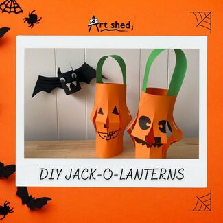 Halloween DIY: How to make a Jack-O-Lantern from paper image