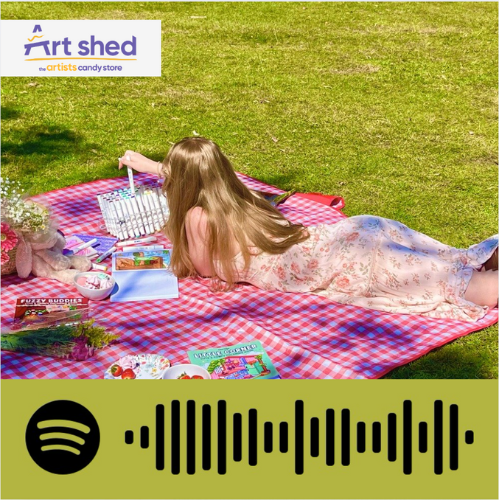 Paint, Play, Repeat: Art Shed Is Now on Spotify
