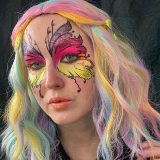 Butterfly Fairy Face Paint Tutorial image